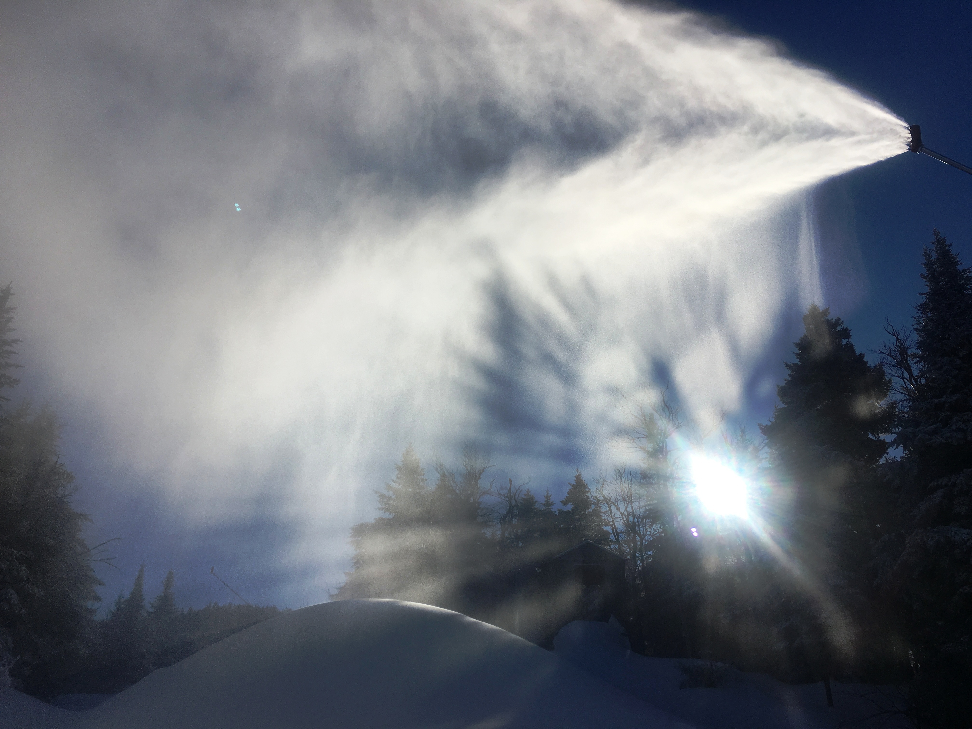 Sunray and Snowmaking December 19, 2016