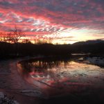 Sunrise by the Lamoille River December 26, 2016