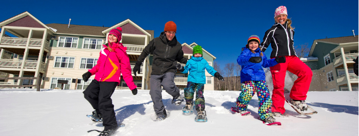Winter Family Fun Snowshoeing